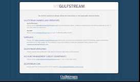 
							         myGulfstream.com Login Help - Gulfstream: Login								  
							    