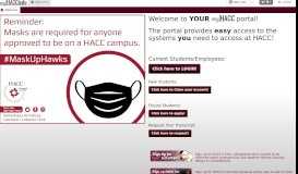 
							         my|HACC|edu - Portal								  
							    
