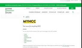 
							         MyHCC | Holyoke Community College								  
							    