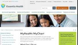 
							         MyHealth Online Patient Portal | Essentia Health | MN, ND, WI								  
							    