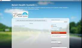 
							         MyHealth Patient Portal Gives Patients Access ... - Beloit Health System								  
							    