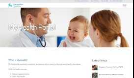 
							         MyHealth Portal | Metropolitan Pediatrics : Metropolitan Pediatrics								  
							    