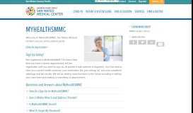 
							         MyHealthSMMC - San Mateo County Health								  
							    