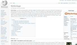 
							         MyHeritage - Wikipedia								  
							    