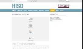 
							         myHISD / Homepage								  
							    