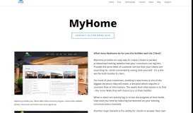 
							         MyHome Client Portal For Home Builders - ClickHome								  
							    