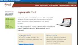 
							         MyHospital Portal | Augusta Health								  
							    