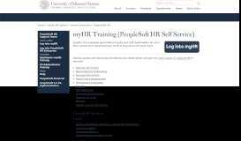 
							         myHR Training (PeopleSoft HR Self Service) | PeopleSoft HR | Human ...								  
							    