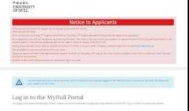 
							         MyHull Portal - Hull								  
							    