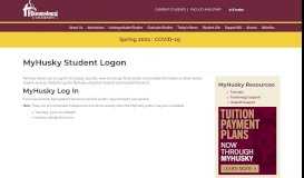 
							         MyHusky Student Logon | intranet.bloomu.edu								  
							    