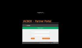 
							         my.iacbox Partner Portal								  
							    