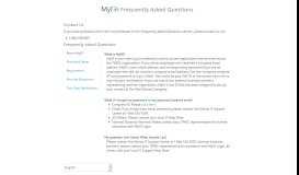 
							         MyID FAQ								  
							    