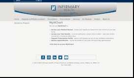 
							         MyiHChart | Infirmary Health								  
							    