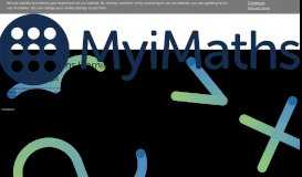 
							         MyiMaths - Bringing maths alive - Home								  
							    