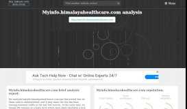 
							         Myinfo Himalaya Healthcare. The Himalaya Drug Company ...								  
							    