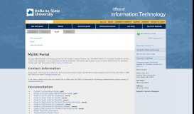 
							         MyISU Portal - Indiana State University: Office of Information Technology								  
							    