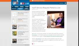 
							         myIT Service Request Portal is Live | University of Florida Information ...								  
							    