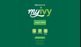 
							         MyIvy at Ivy Tech								  
							    