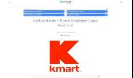 
							         mykmart.com - Kmart Employee Login Guideline - Ally Invest Login								  
							    