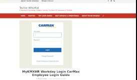 
							         MyKMXHR Workday Login CarMax Employee Login Guide								  
							    