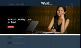 
							         myLaw - Self-learning tools for law - Online Law Certificate Courses in ...								  
							    
