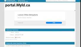 
							         Myld - Myld.ca Website Analysis and Traffic Statistics for portal.Myld.ca								  
							    