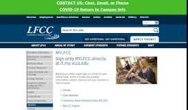 
							         MYLFCC - lf.my.vccs.edu | Lord Fairfax Community College								  
							    