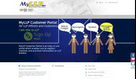 
							         MyLLP Customer Portal								  
							    