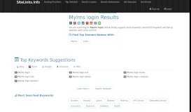 
							         Mylms login Results For Websites Listing - SiteLinks.Info								  
							    