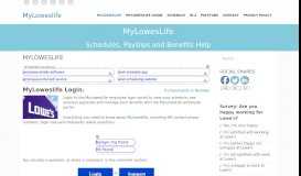 
							         Myloweslife Employee Login - My Lowe's Life - www.myloweslife.com								  
							    