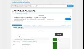 
							         mymail.dewa.gov.ae at WI. Outlook Web App - Website Informer								  
							    