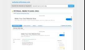 
							         mymail.mercycare.org at WI. Outlook Web App								  
							    