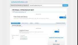 
							         mymail.pprgroup.net at WI. Outlook Web App - Website Informer								  
							    