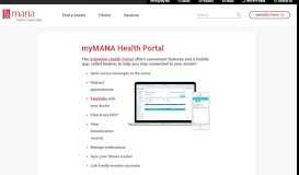 
							         myMANA Health Portal - Medical Associates of ... - Fayetteville								  
							    