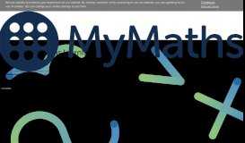 
							         MyMaths - Bringing maths alive - Home								  
							    