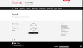 
							         myMcGill portal | IT Services - McGill University								  
							    