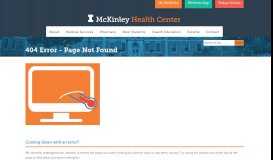 
							         MyMcKinley Patient Portal FAQ | McKinley Health Center ...								  
							    