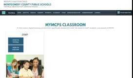
							         myMCPS Discovery - Montgomery County Public Schools								  
							    