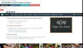 
							         myMCPS Parent and Student Portal - Montgomery County Public ...								  
							    