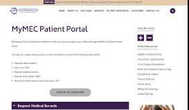 
							         MyMEC Patient Portal | Minnesota Eye Consultants, P.A. Minneapolis ...								  
							    