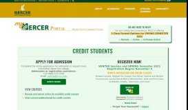 
							         MyMercer Portal - Mercer County Community College								  
							    