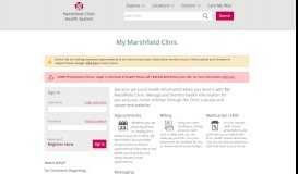 
							         MyMinistryHealth Hospital Portal - Urgent Care								  
							    