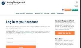 
							         MyMMI account log in page - Money Management International								  
							    