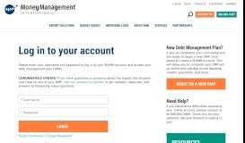 
							         MyMMI account log in page - Money Management								  
							    