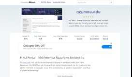 
							         My.mnu.edu website. MNU Portal | my.mnu.edu | MidAmerica ...								  
							    
