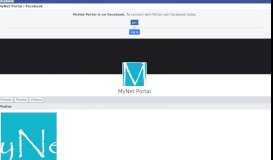
							         MyNet Portal | Facebook								  
							    