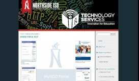 
							         MyNISD Portal Help | Technology Services								  
							    