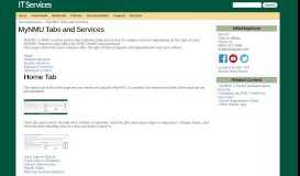 
							         MyNMU Tabs and Services | IT Services - Northern Michigan University								  
							    