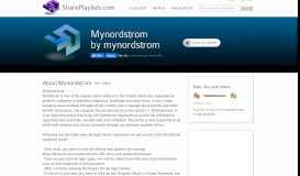 
							         Mynordstrom - Spotify Playlist								  
							    