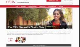 
							         myNorthridge Prospective Student Portal | California State University ...								  
							    